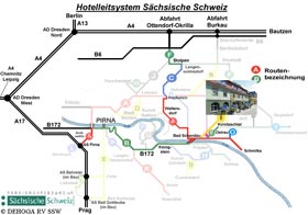 Hotelleitsystem Sächsische Schweiz